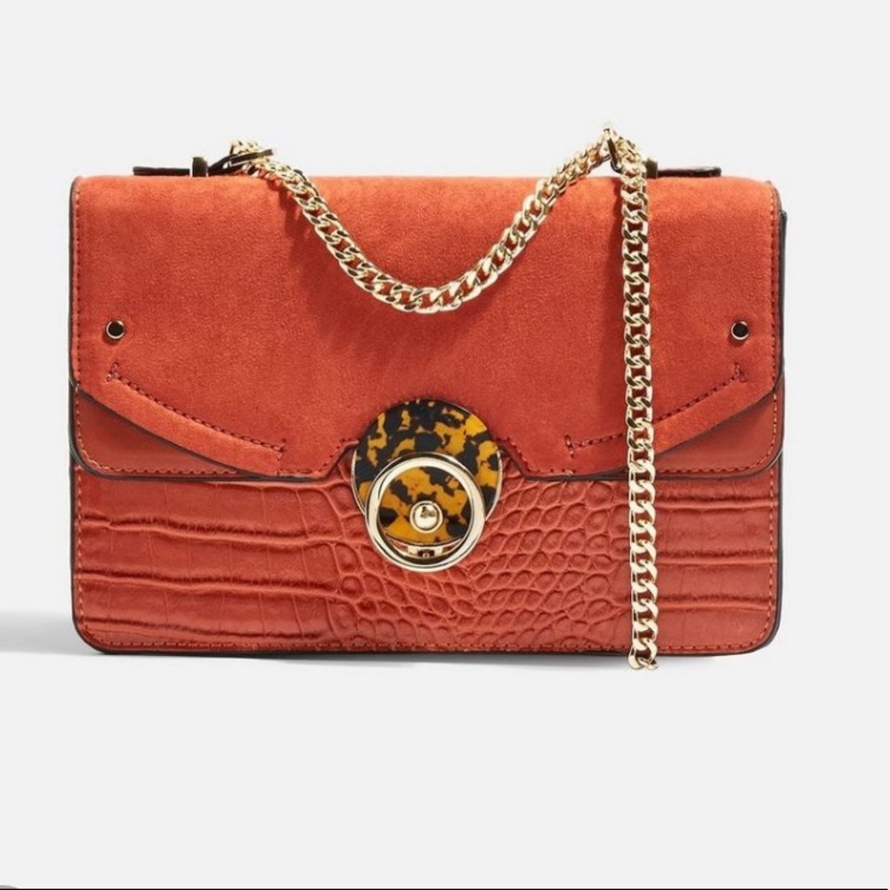 Topshop spark chain shoulder bag